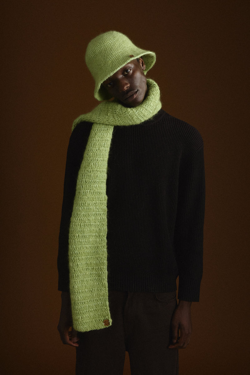Cirrus Scarf | Green Comet