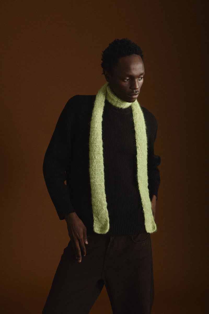 Cirrus Scarf | Green Comet
