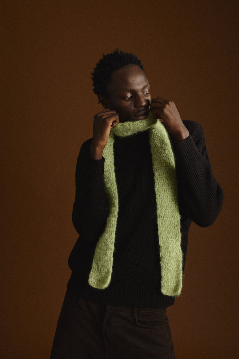 Cirrus Scarf | Green Comet