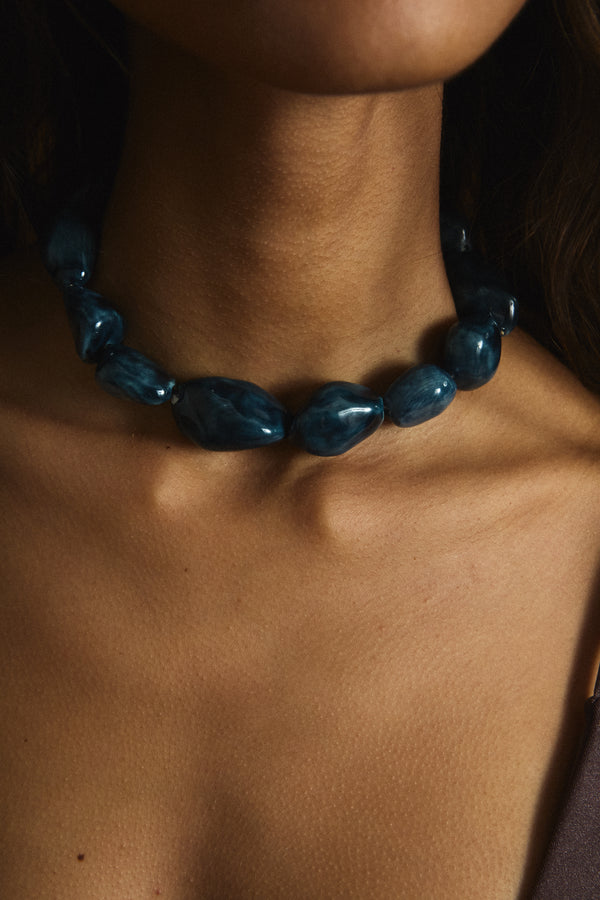 Pebble Necklace | Midnight Tide