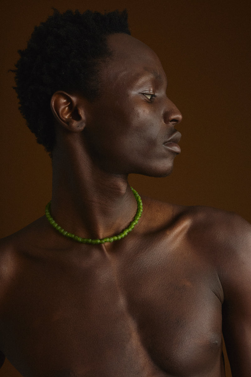 Ghanaian Necklace | Green Comet