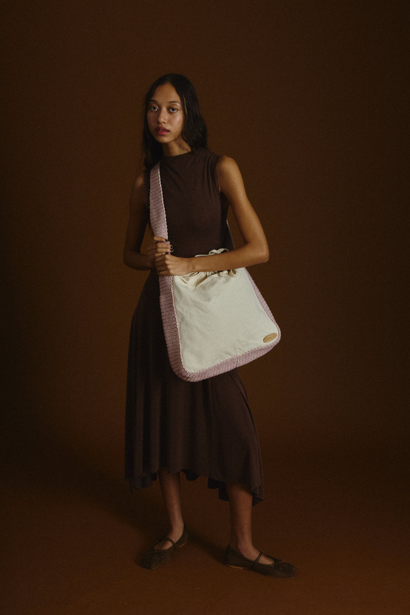 Geo Crossbody Bag | Pearl Dust