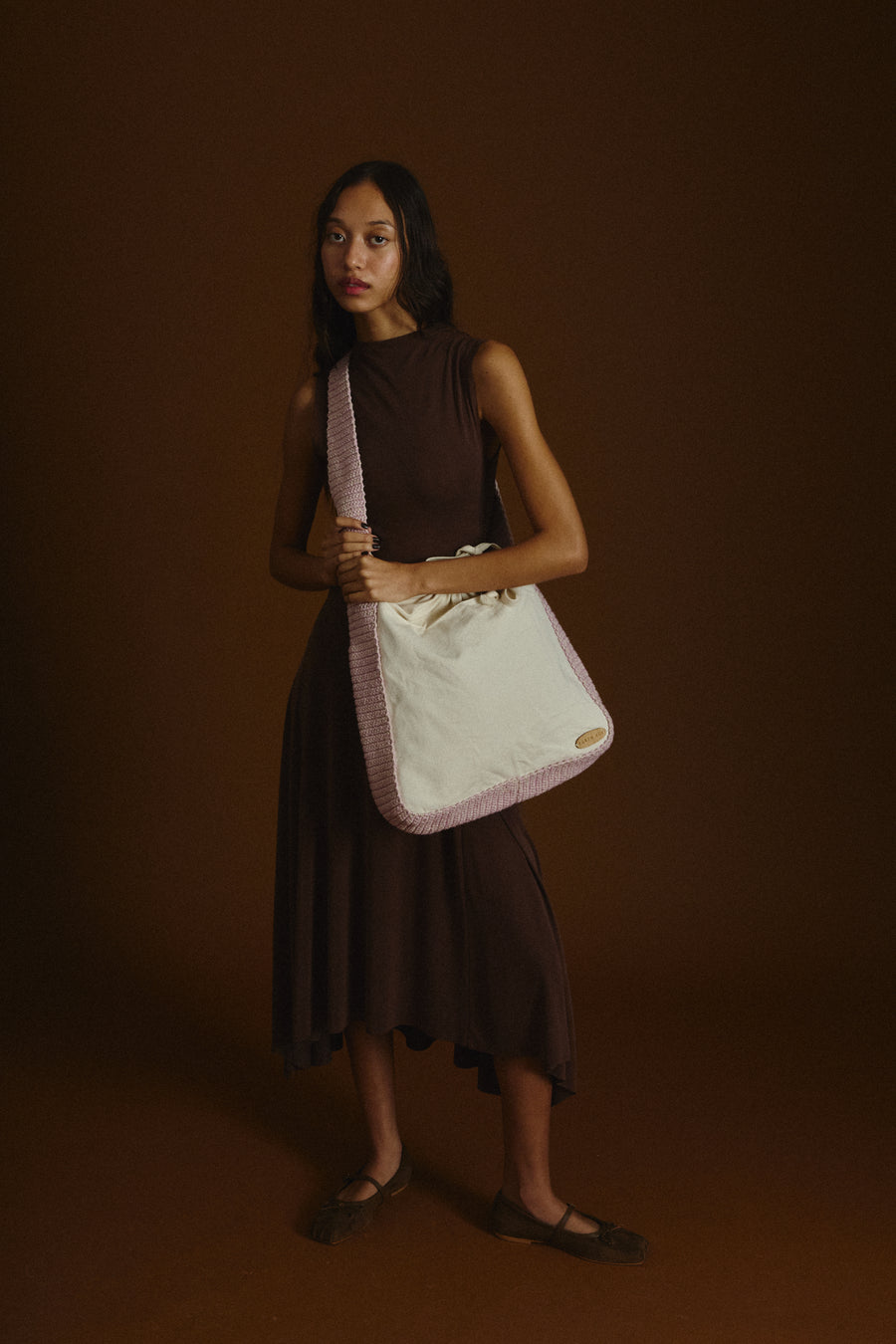 Geo Crossbody Bag | Pearl Dust