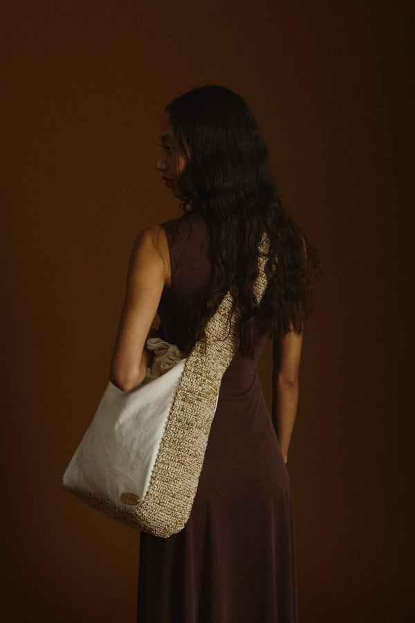 Geo Crossbody Bag | Coastal Clay
