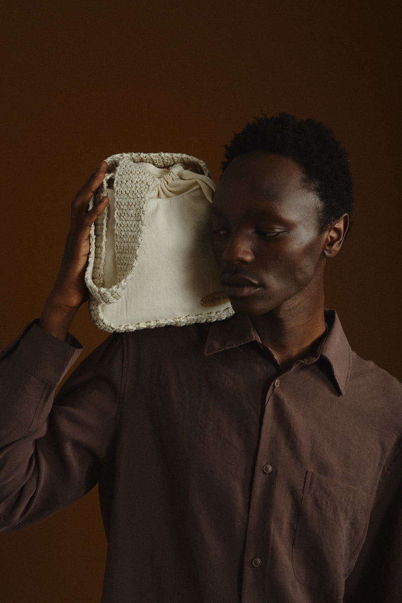Geo Shoulder Bag | Sea Salt