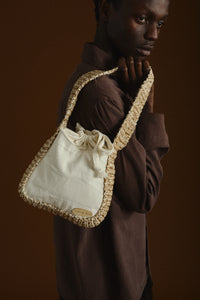 Geo Shoulder Bag | Coastal Clay