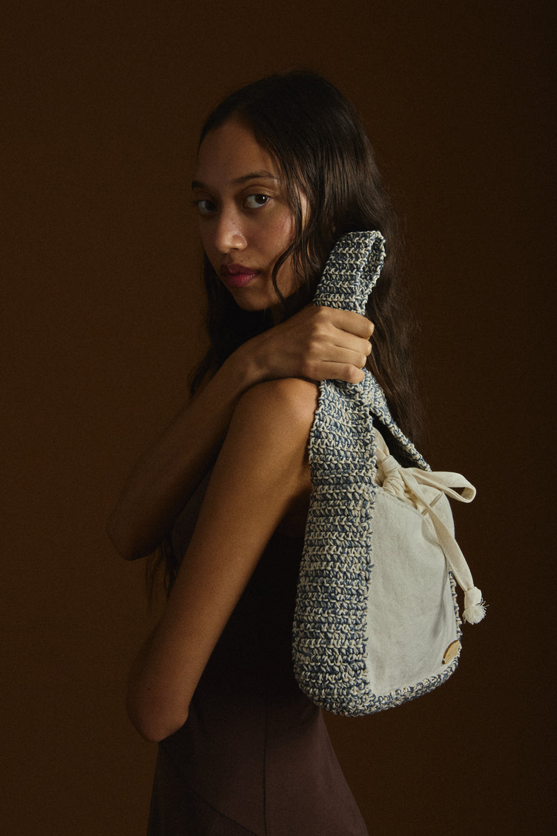 Geo Shoulder Bag | Midnight Tide