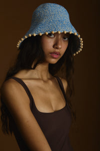 Helix Wooden Brim | Azure