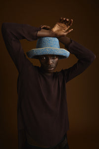Helix Long Brim | Azure