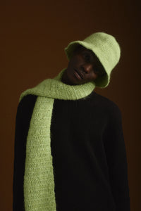 Cumulo Scarf |  Green Comet