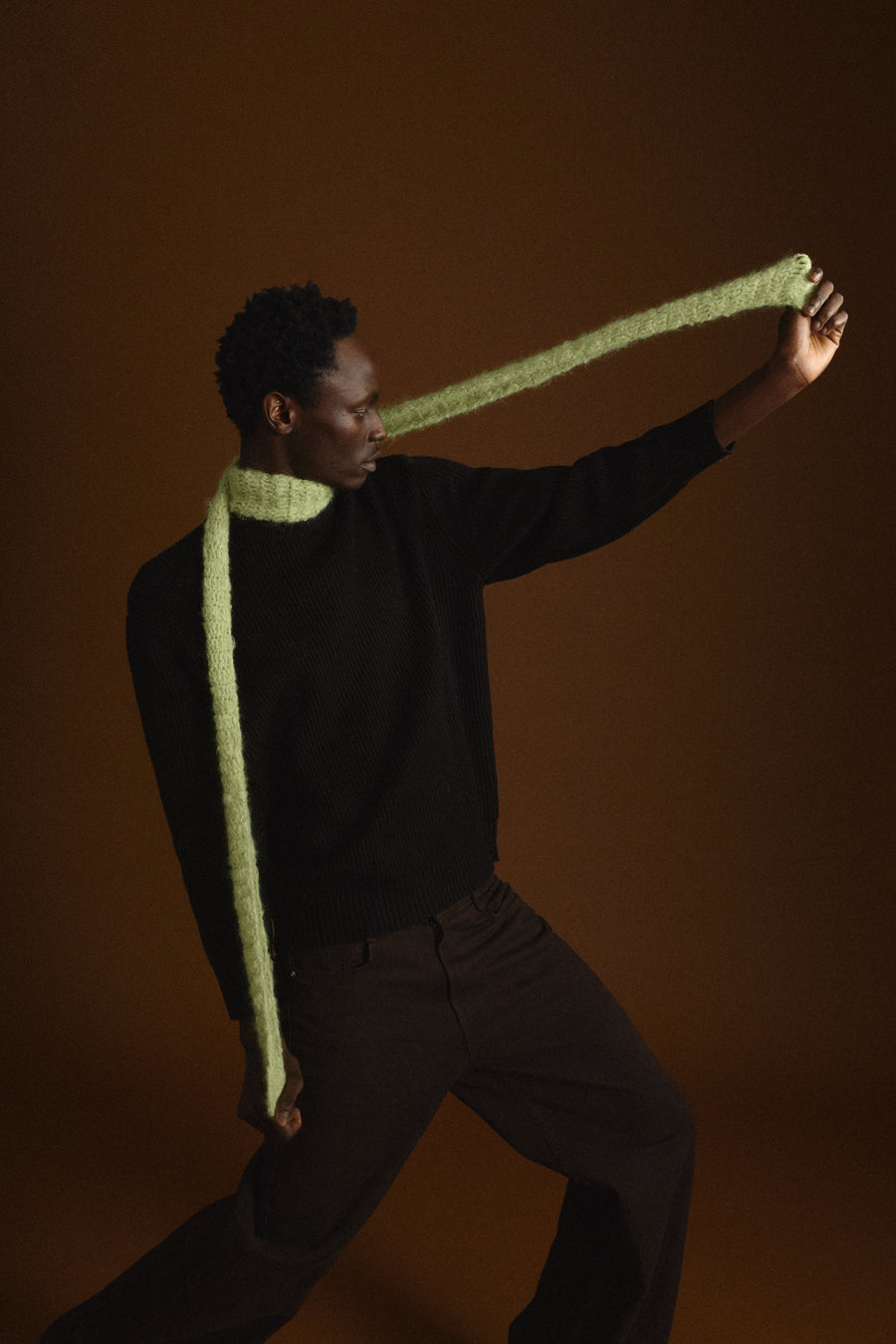 Cirrus Scarf | Green Comet