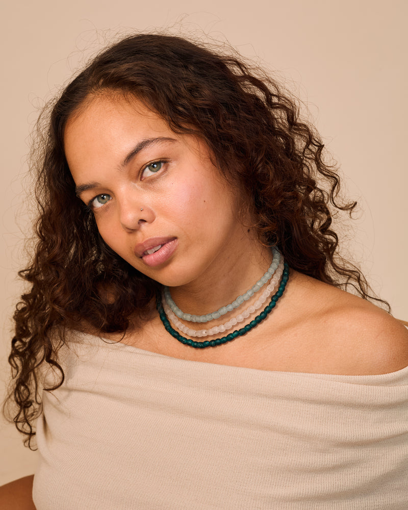 Ghanaian Necklace | Sea Salt