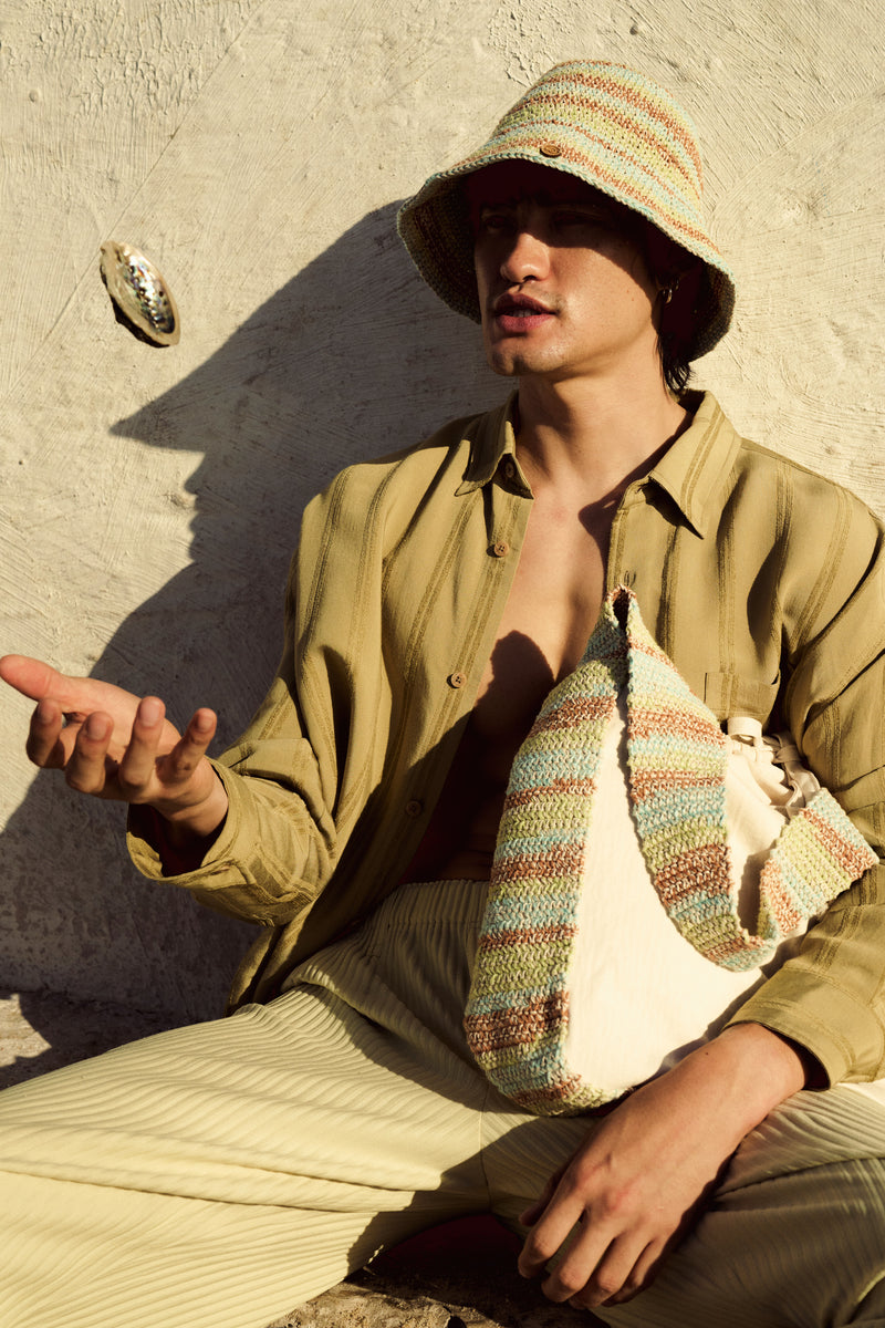 Short Brim Helix Hat